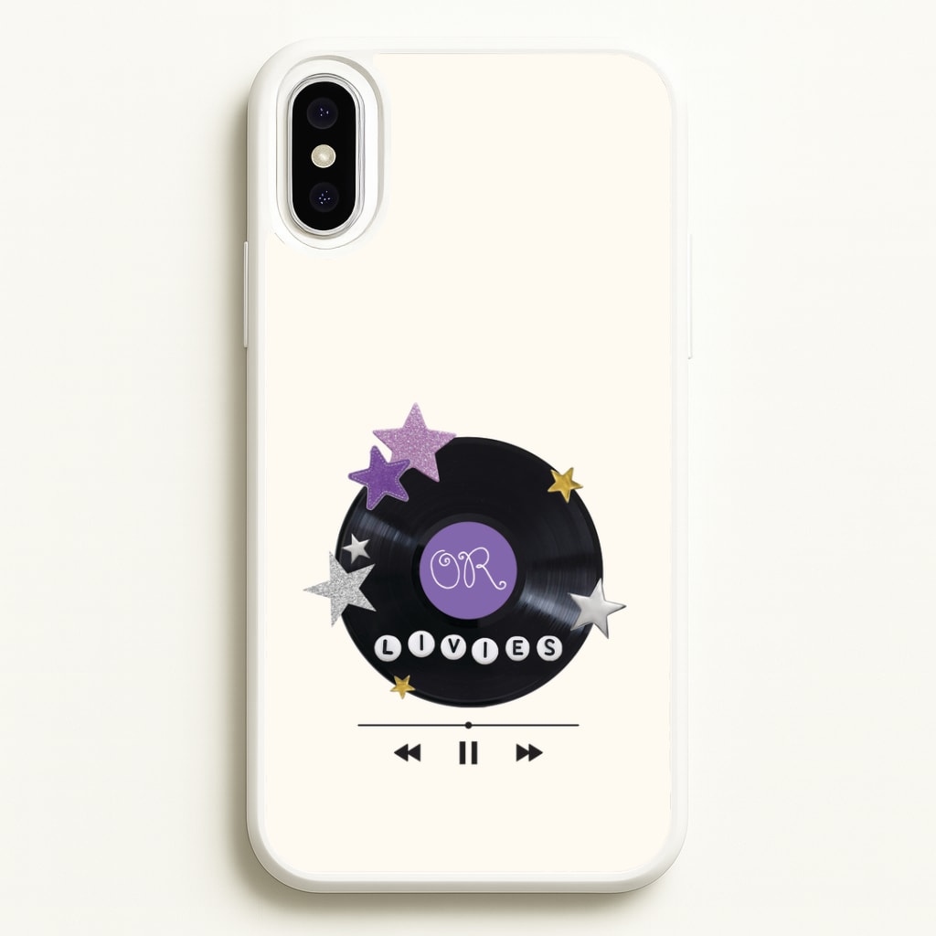 Amethyst Vinyl Scrapbook iPhone XS Max Case