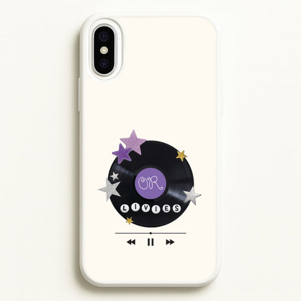 Amethyst Vinyl Scrapbook iPhone XS Max Case