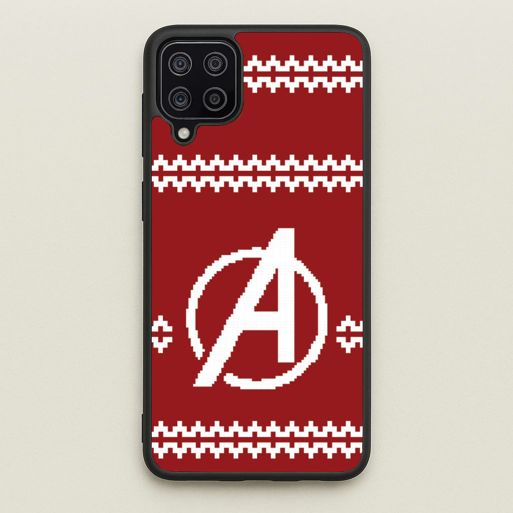 Superhero Team Red Christmas Jumper  Galaxy A12 Case