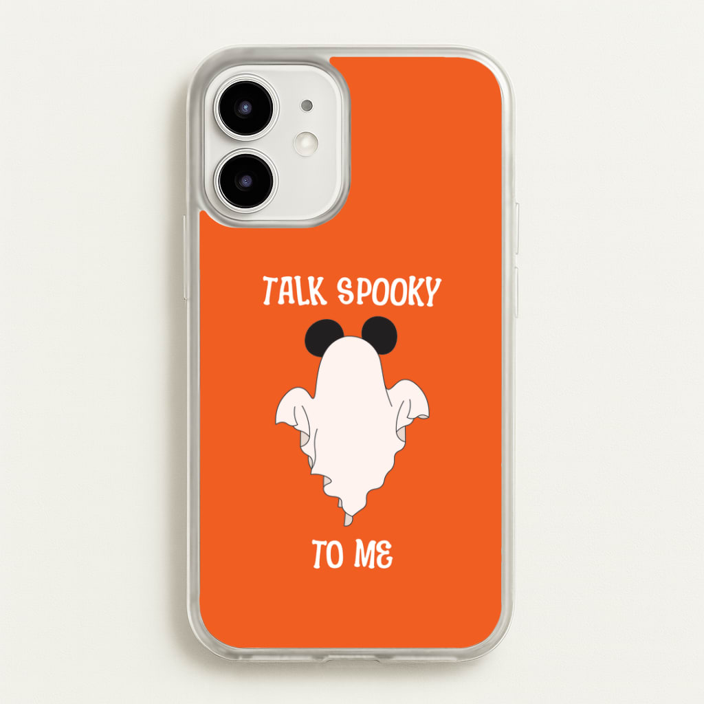 Talk Spooky To Me Mouse Ghost iPhone 12 / 12 Pro Case