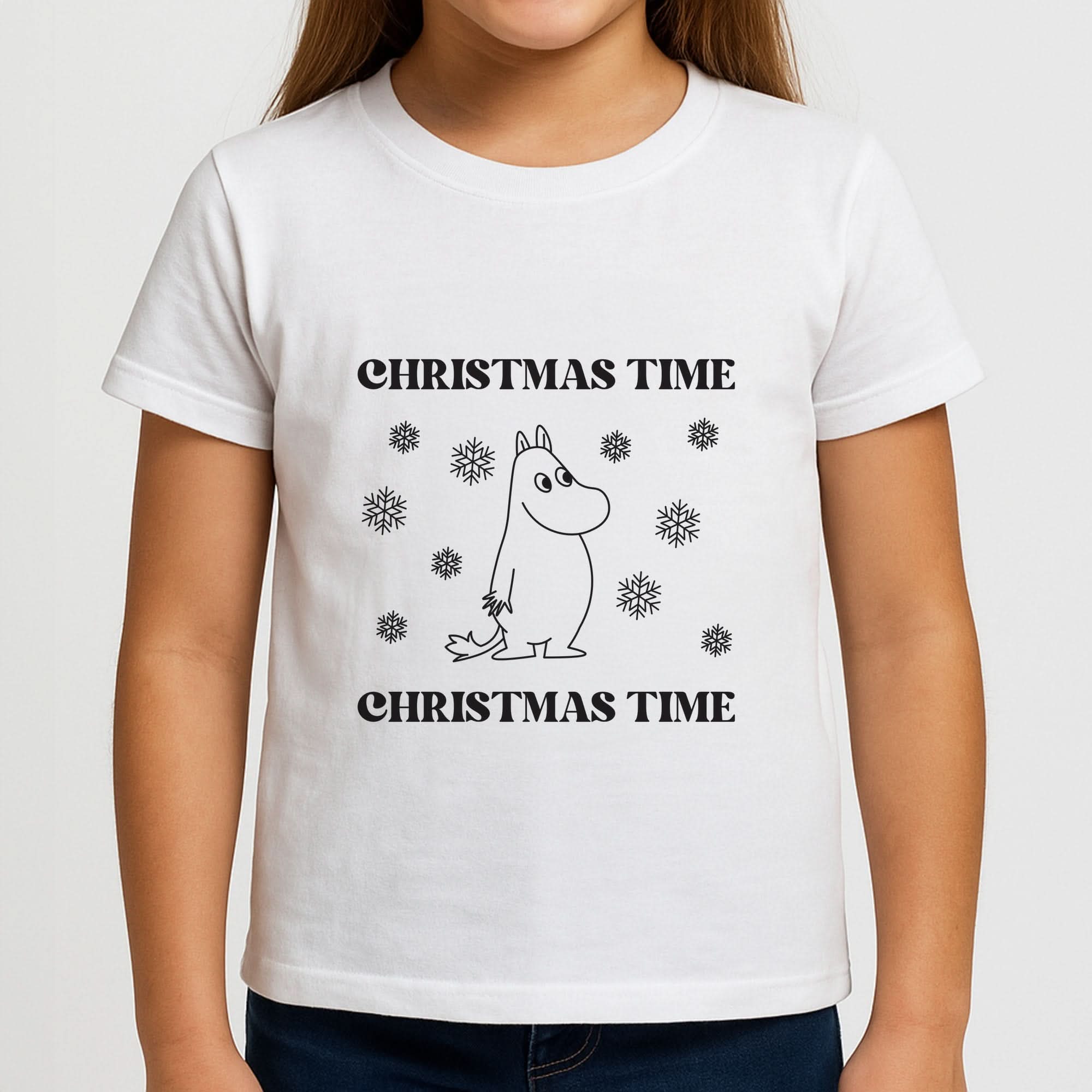 Christmas Time Moom Girls T-Shirt