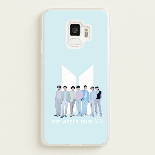 K-Pop Band Tour Pastel Blue Galaxy S9 Case