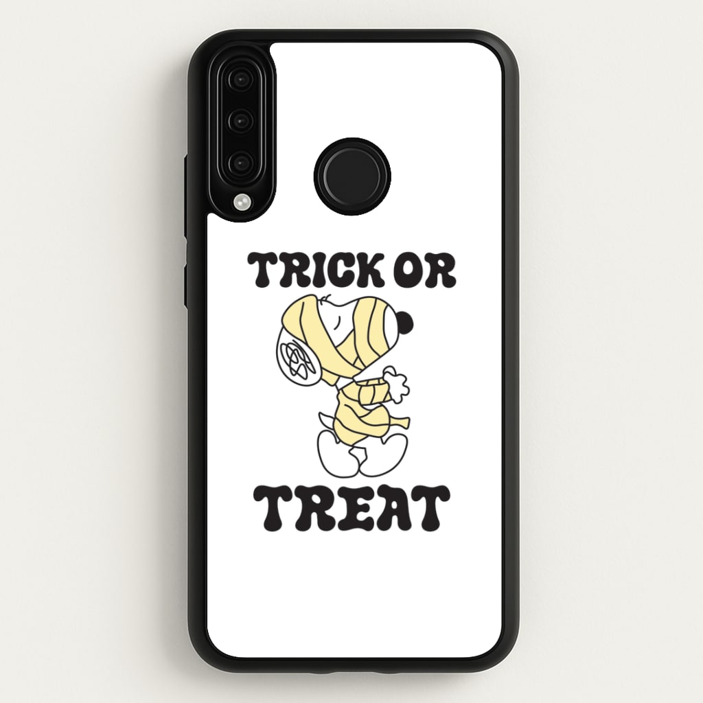 Trick Or Treat Cartoon Beagle Huawei P30 Lite Case