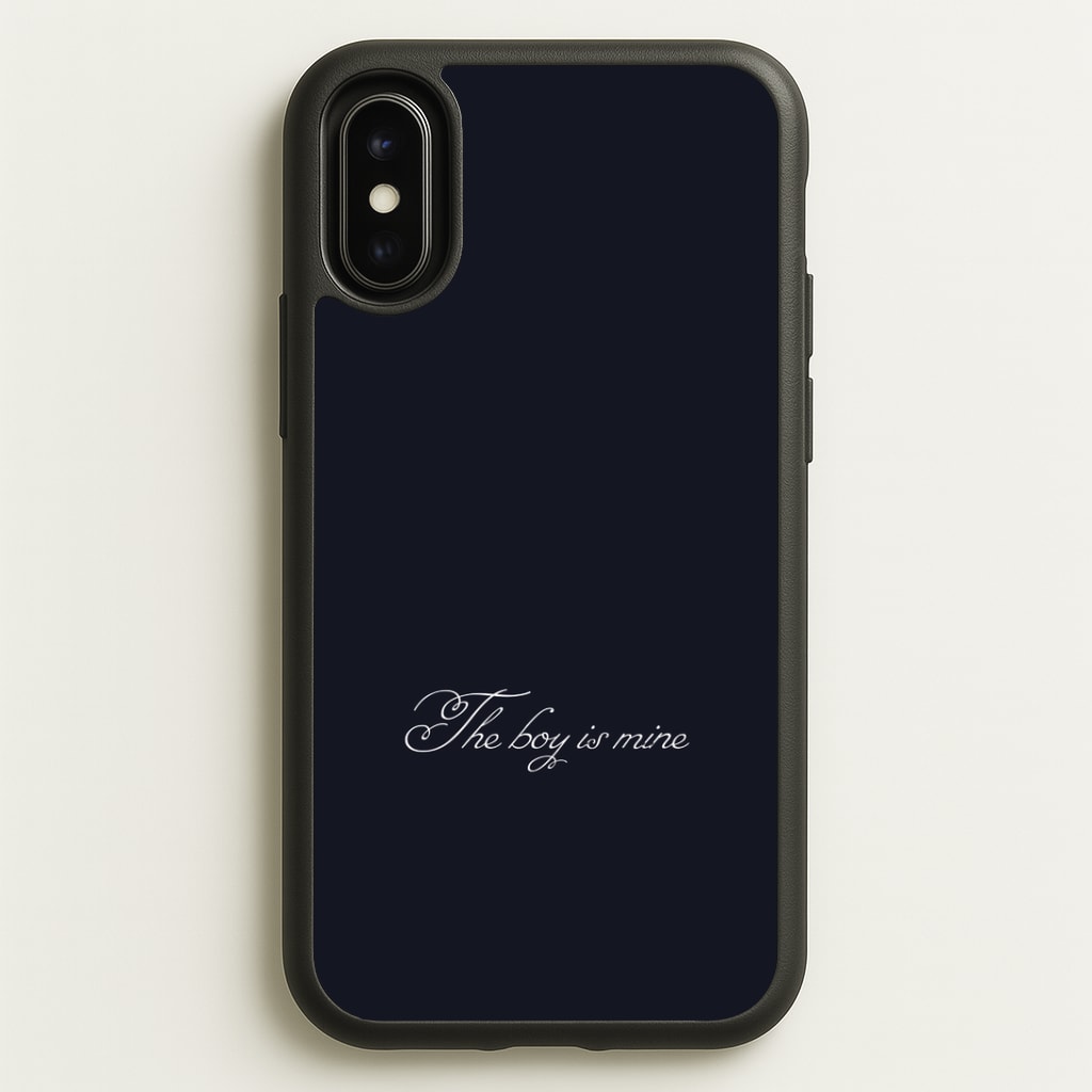 The Boy Is Mine iPhone X / XS Case