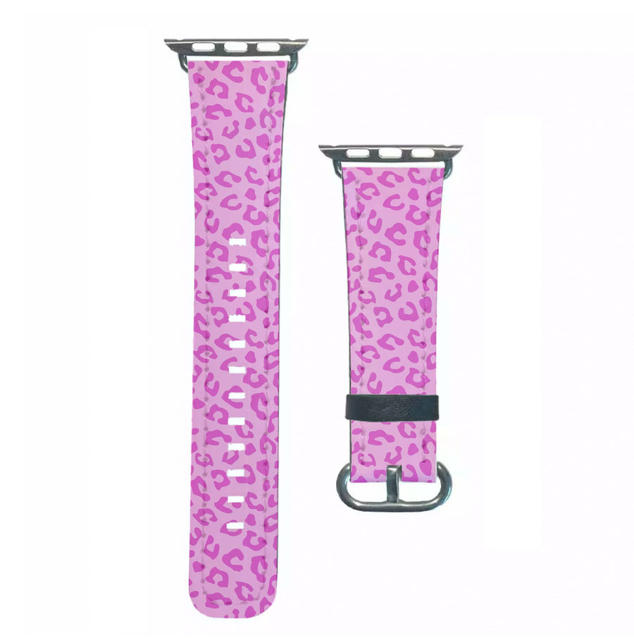Pink Cheetah - Animal Patterns Apple Watch Strap