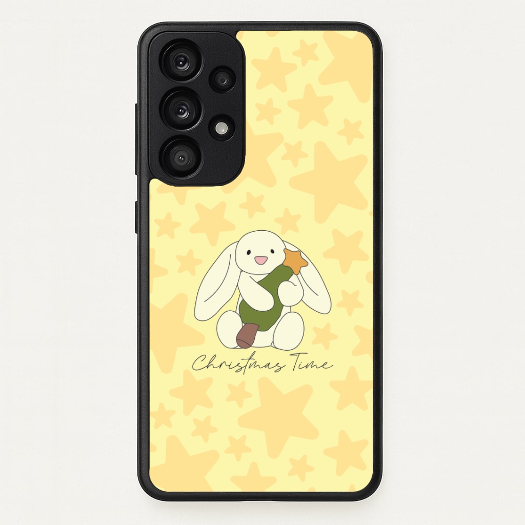 Christmas Bunny Stars Plush Galaxy A33 Case