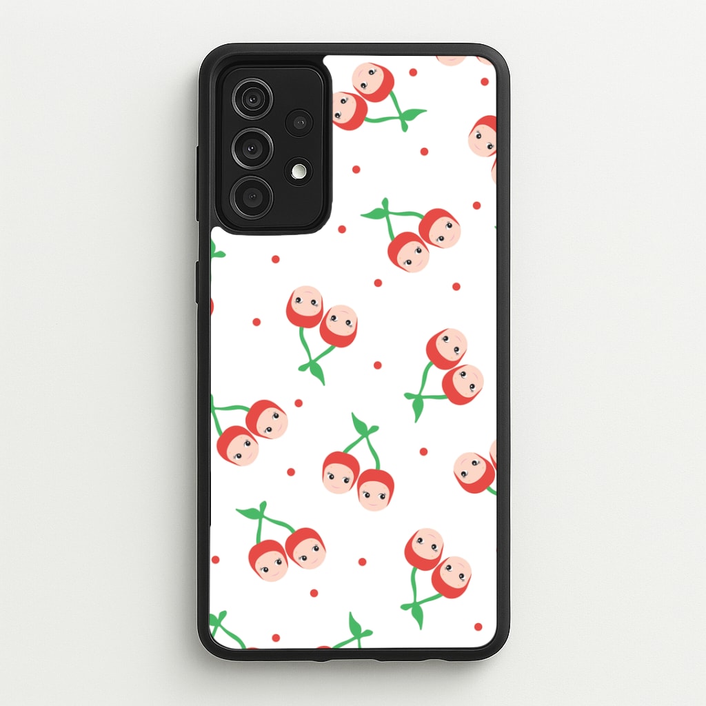 Cherry Angels Pattern Galaxy A52 / A52s Case