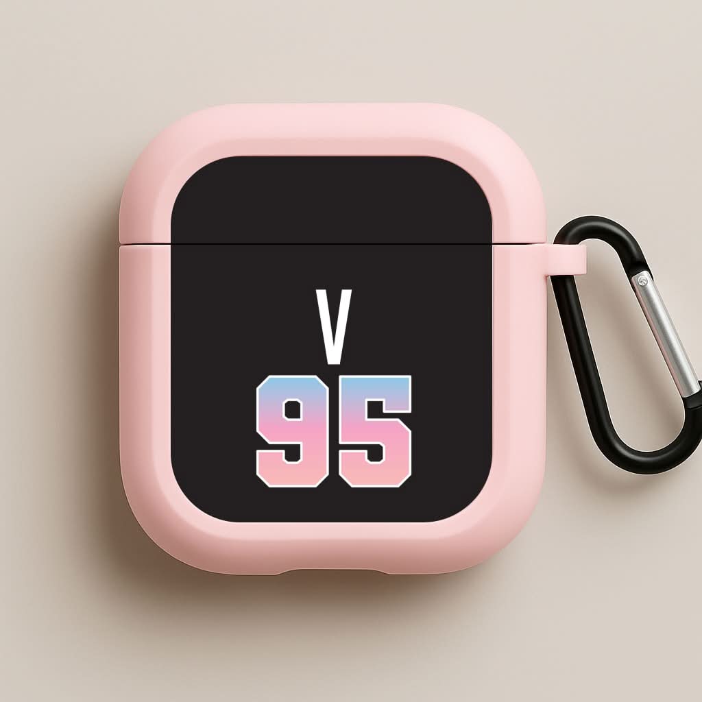 V 95 Pink AirPods Case