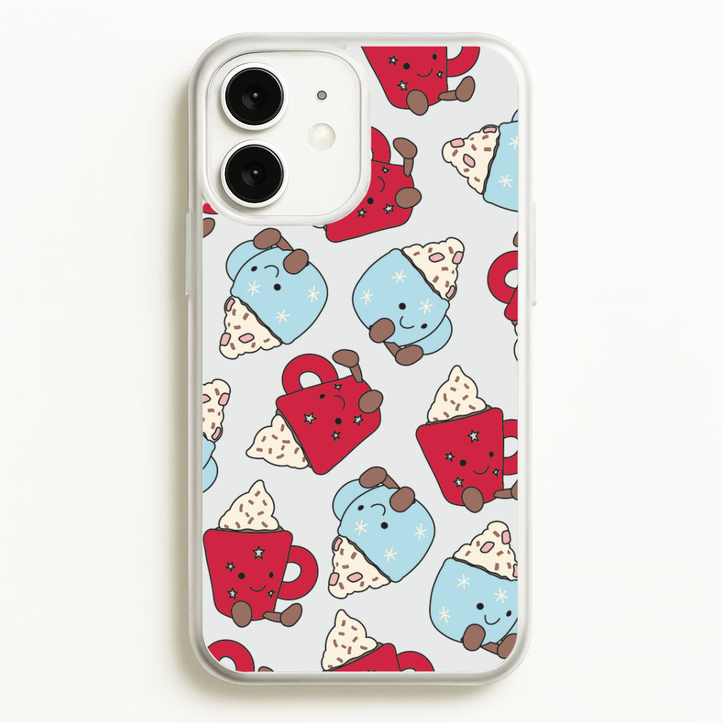 Christmas Drinks Plushies Pattern iPhone 11 Case