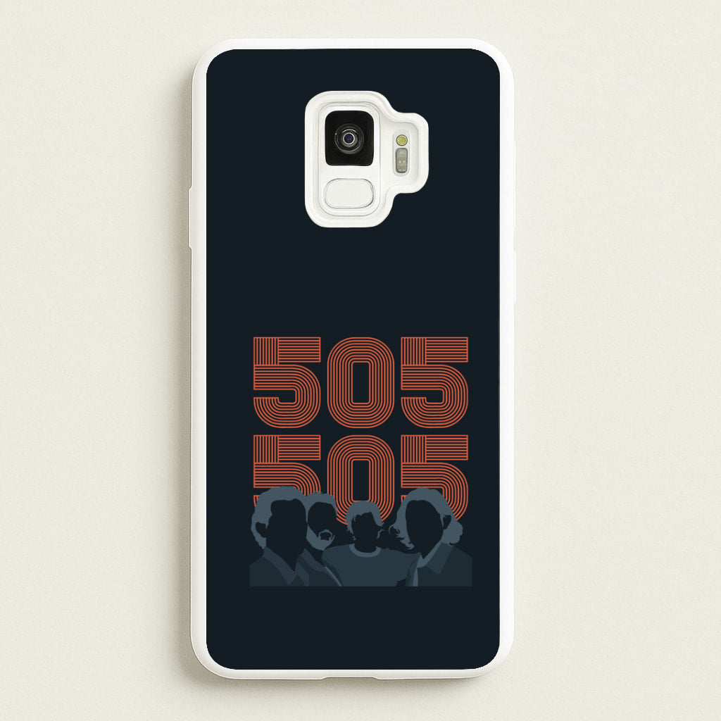 505 Band Members Dark Galaxy S9 Case