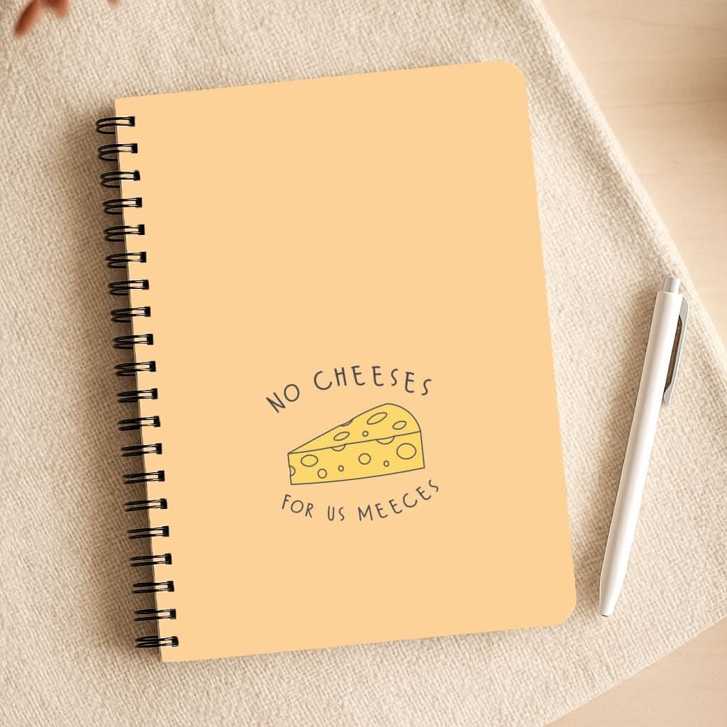 No Cheeses For Us Meeces Notepad