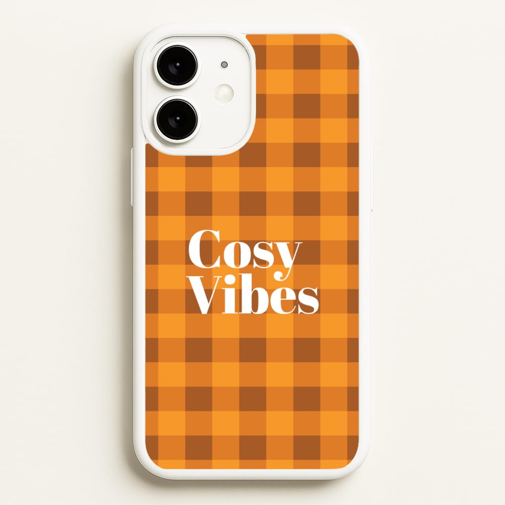 Checkered Cosy Vibes iPhone 11 Case