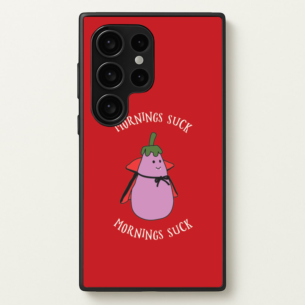 Mornings Suck Plush - Halloween Galaxy S24 Ultra Case