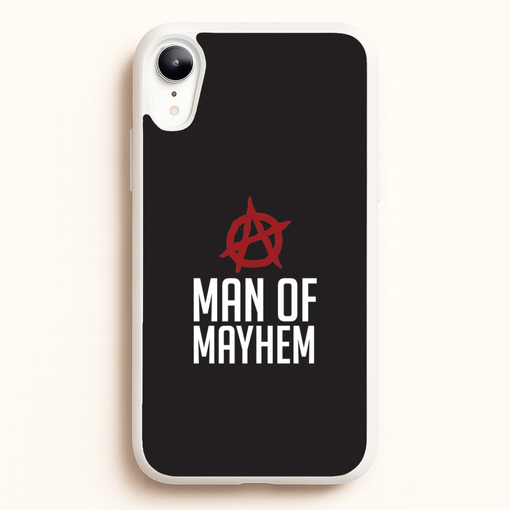 Man Of Mayhem iPhone XR Case