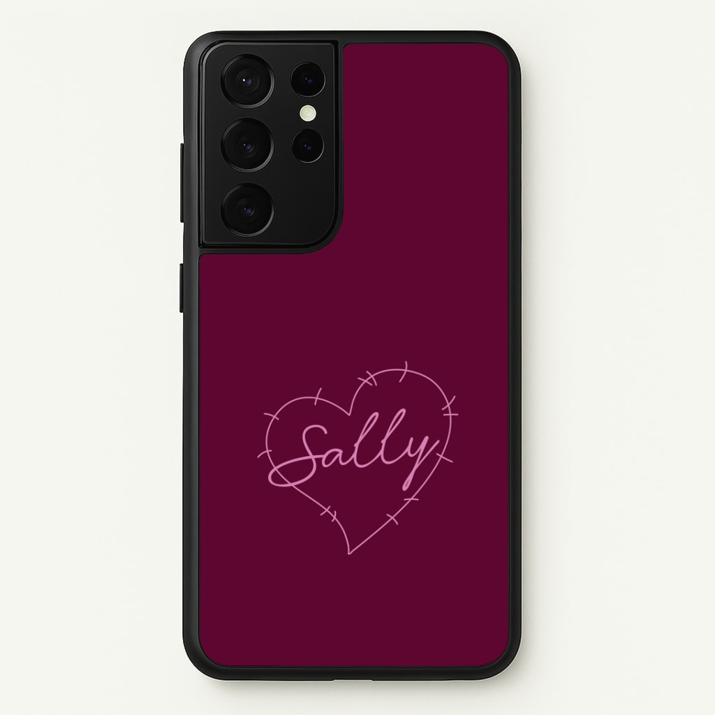 Stitched Heart Sally Galaxy S21 Ultra Case
