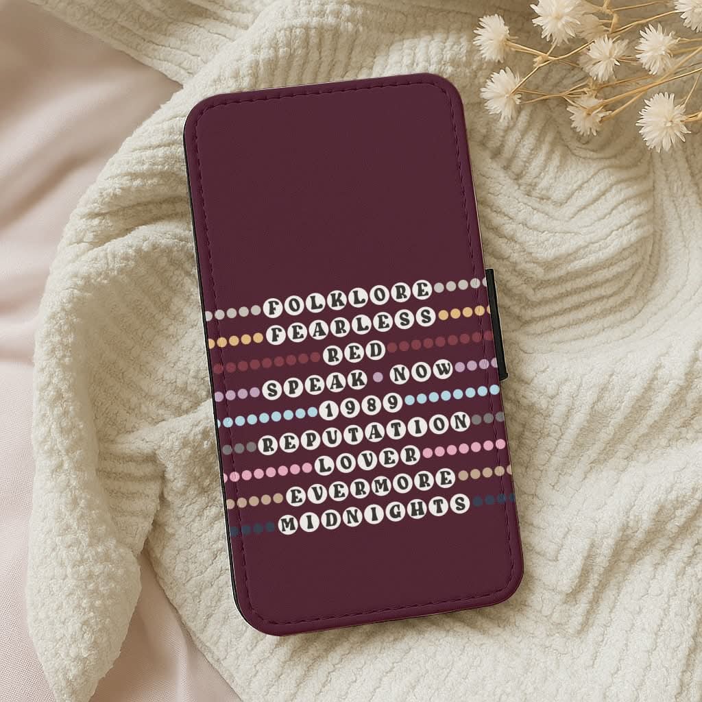 Concert Bracelets Leather Phone Case