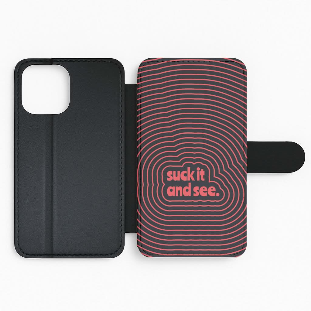 Suck It And See Psychedelic Flip Phone Case