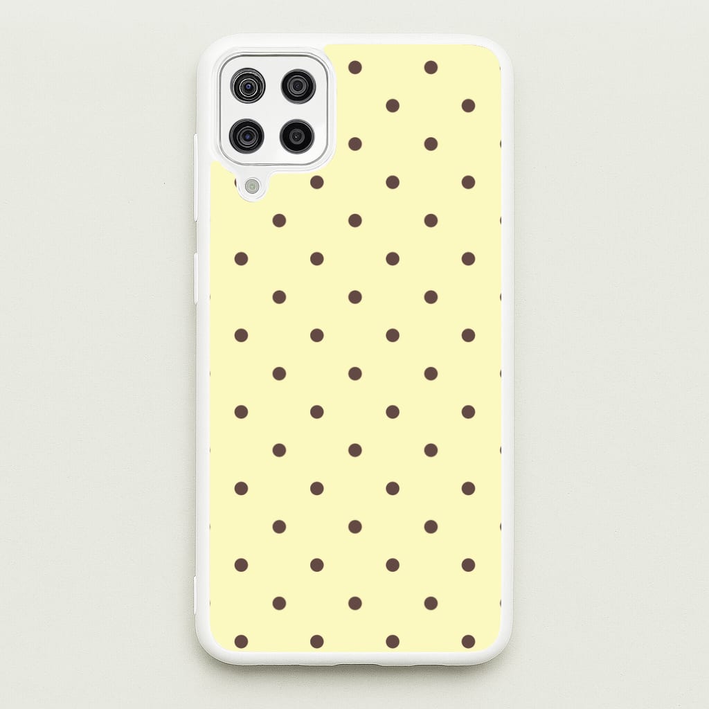 Vanilla & Chocolate Polka Dots Galaxy A12 Case