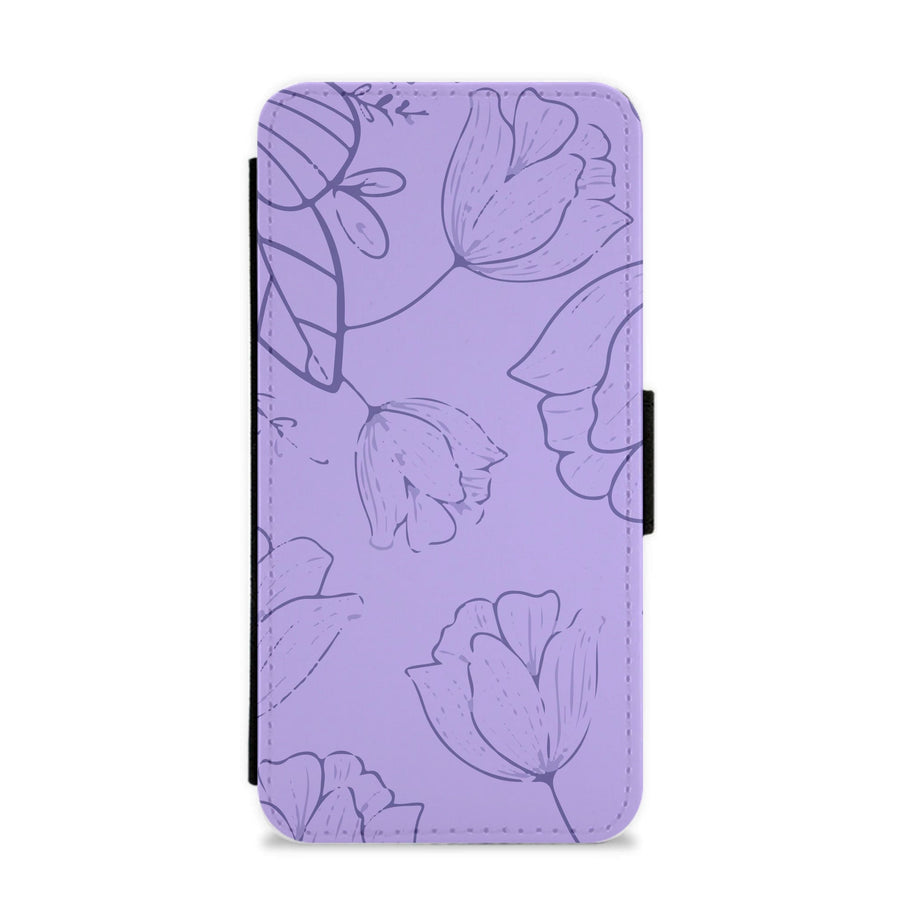 Tulips - Foliage Flip / Wallet Phone Case