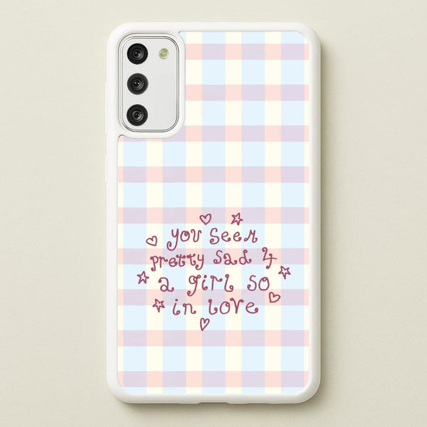 Dreamy Plaid Galaxy S20FE Case