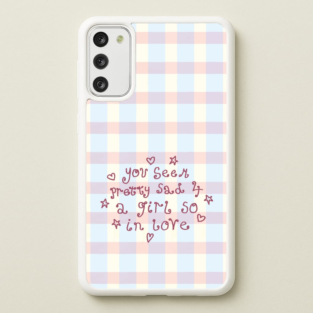 Dreamy Plaid Galaxy A41 Case