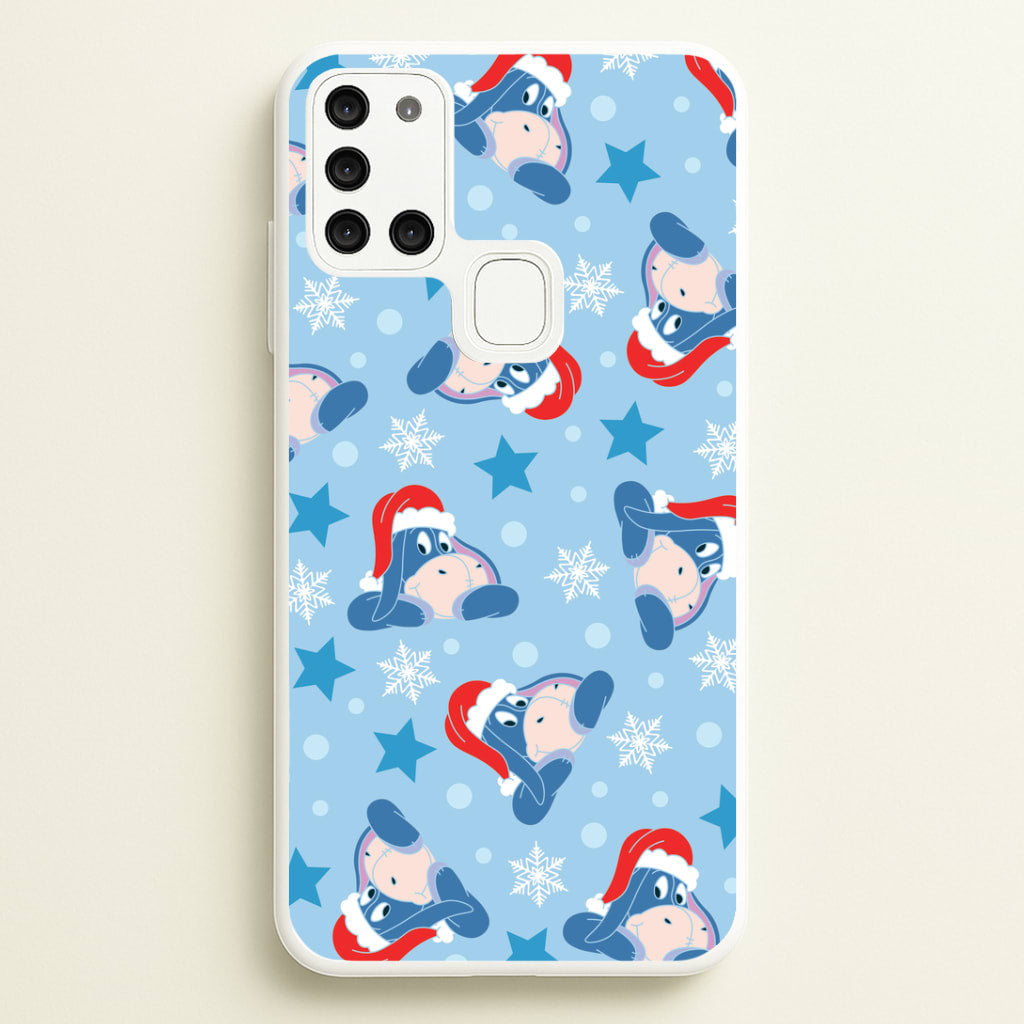 Cartoon Donkey Stars Pattern Galaxy A21s Case