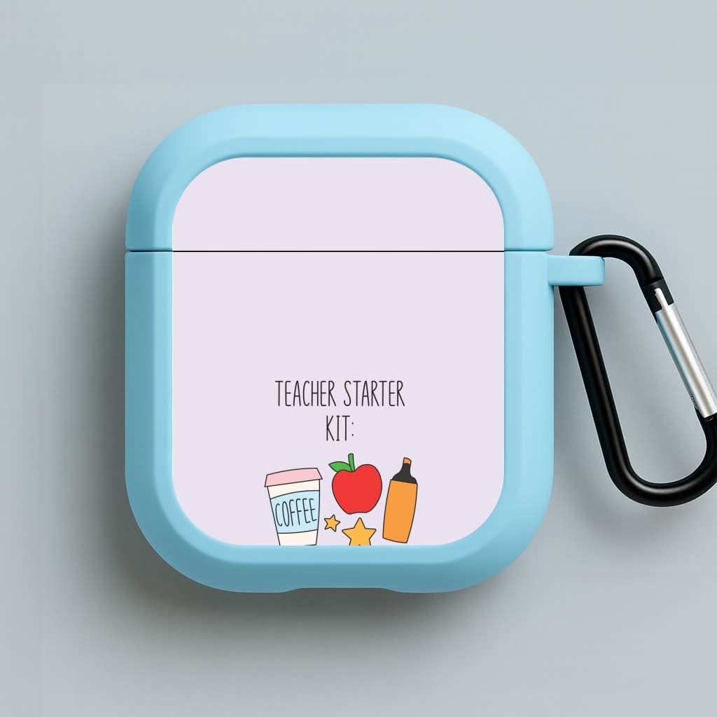 Teacher Starter Kit Blue AirPods Case