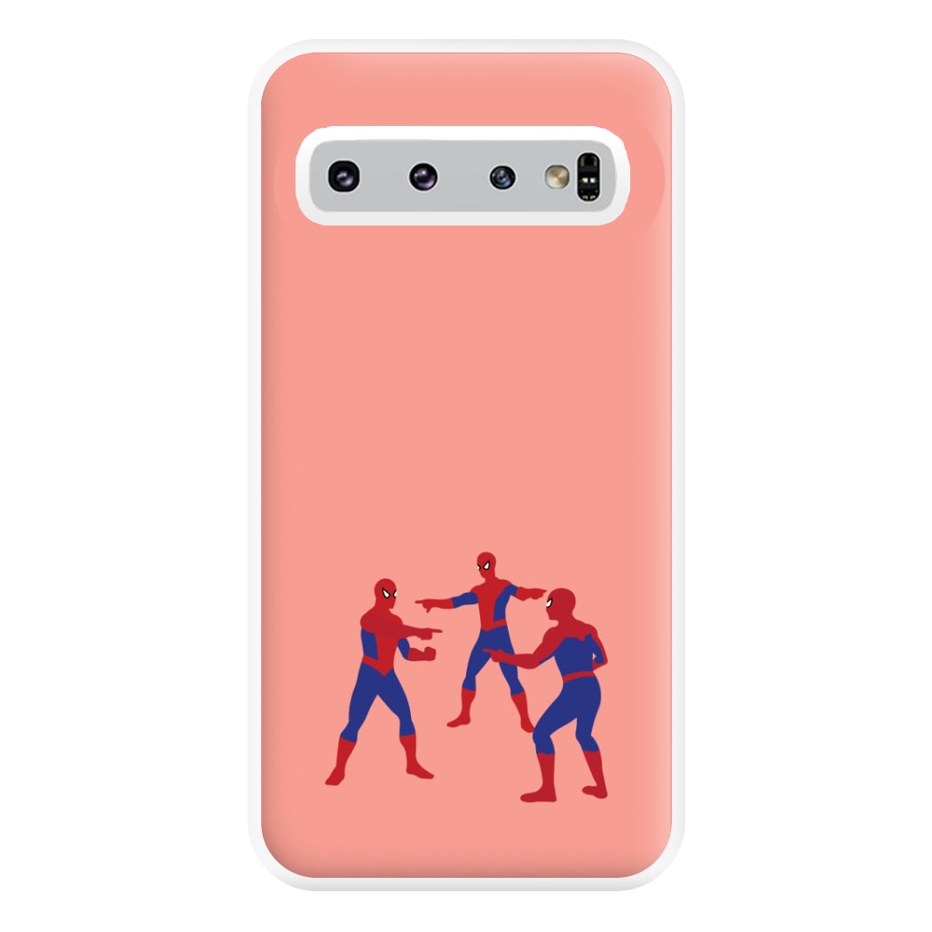 Spider Hero Pointing Meme Galaxy S10 Plus Case