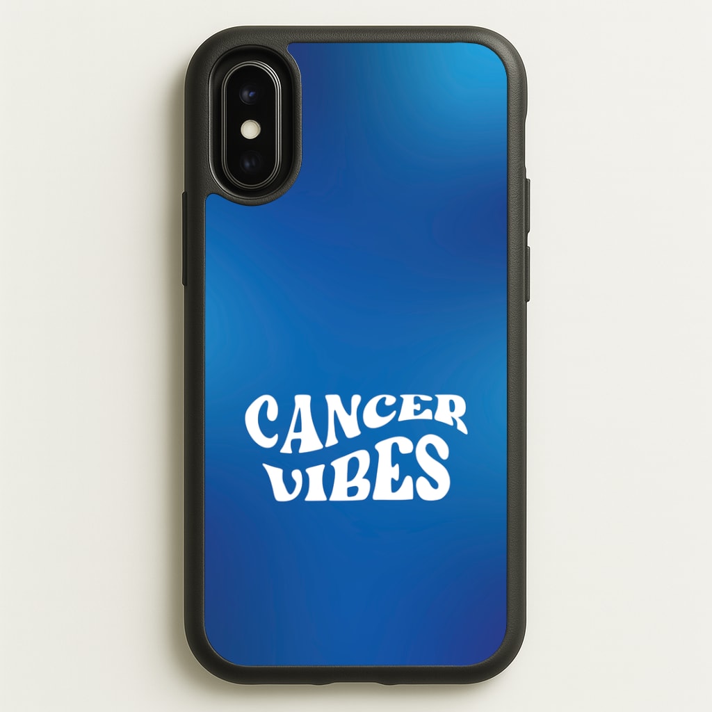 Cancer Vibes Gradient Zodiac iPhone X / XS Case