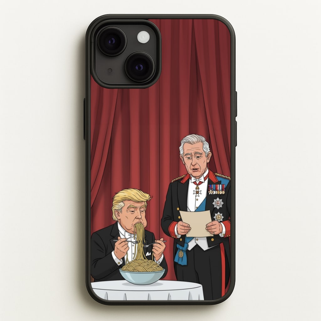 Charles & Donald's Spaghetti iPhone 13 Mini Case