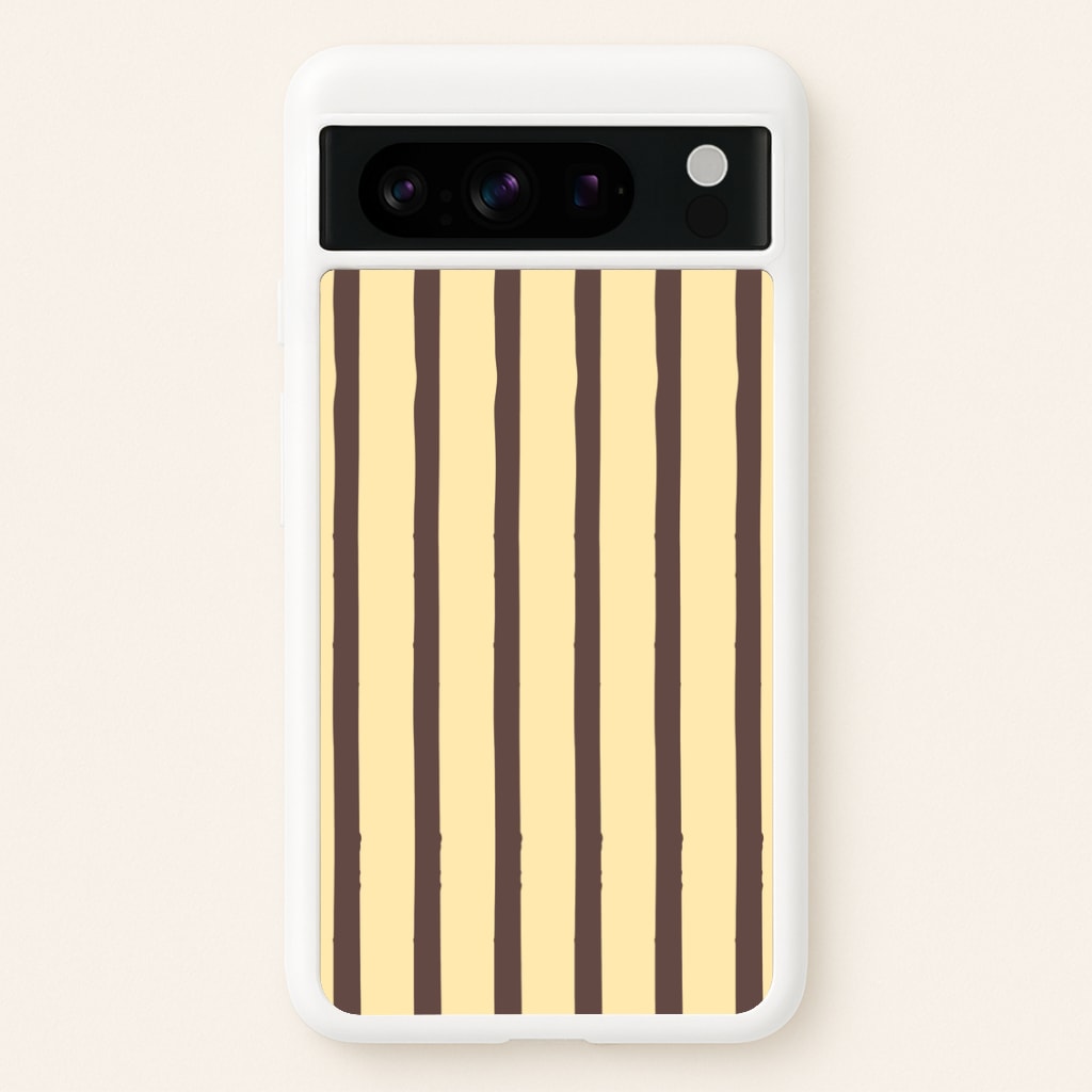 Vanilla & Chocolate Stripes Google Pixel 8 Pro Case
