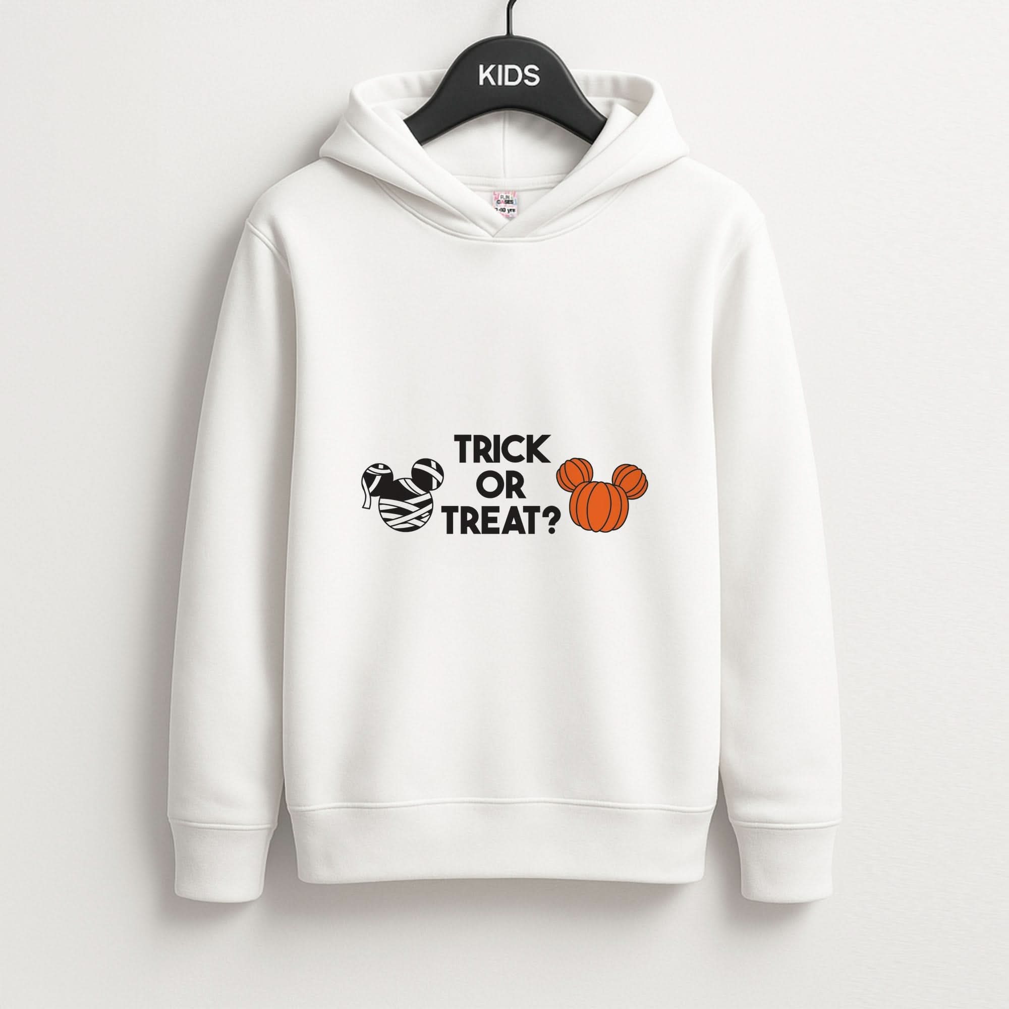 Trick Or Treat Mouse Kids Hoodie