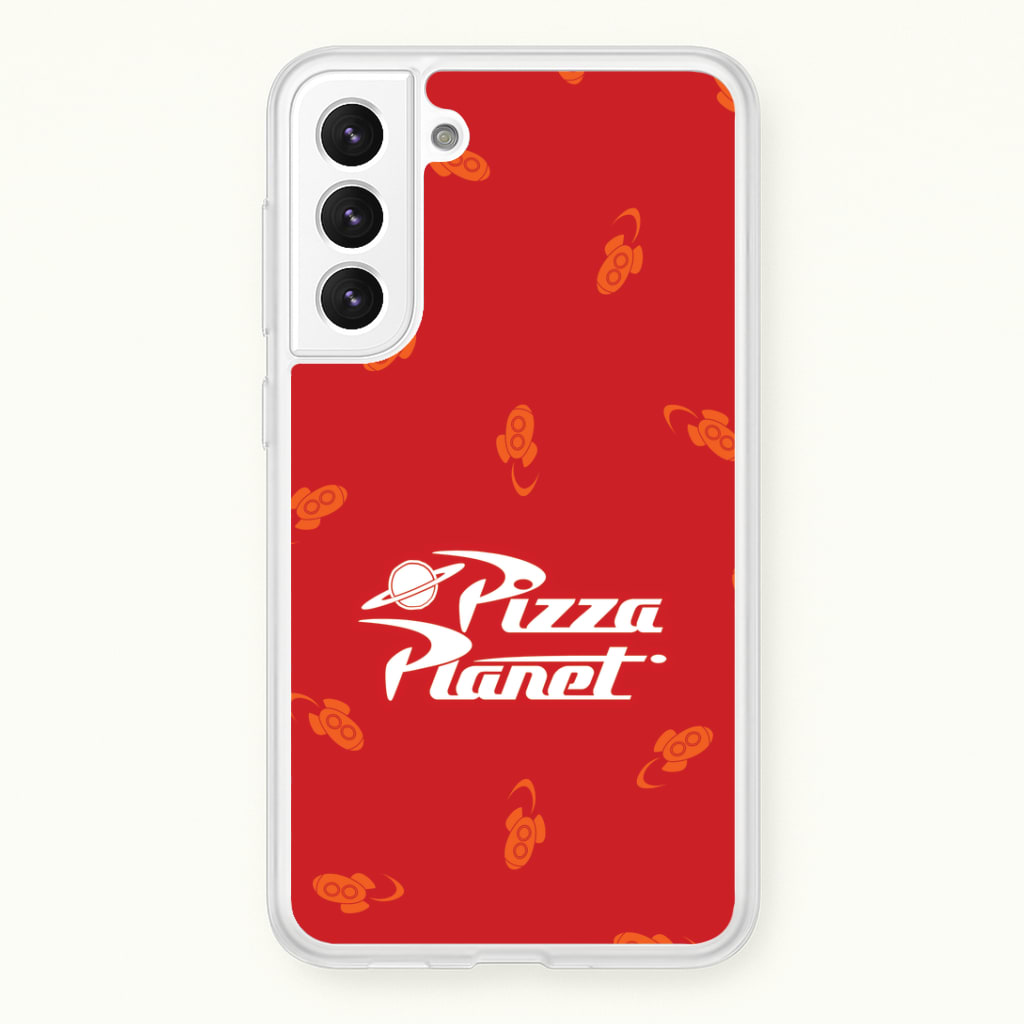 Pizza Planet Pattern Galaxy S22 Plus Case