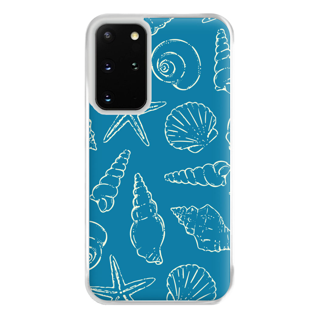 Sketched Shells Pattern Galaxy S20 Plus Case
