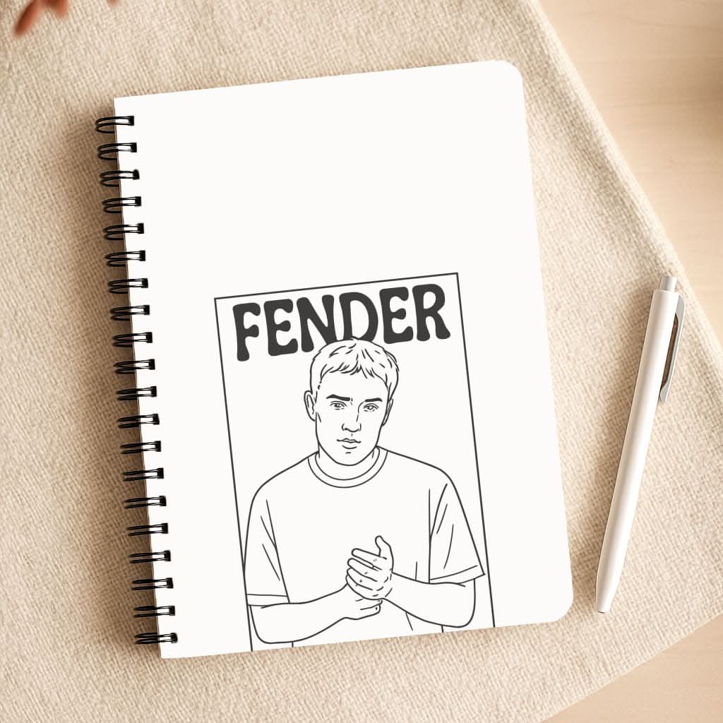 Fender Outline Notepad