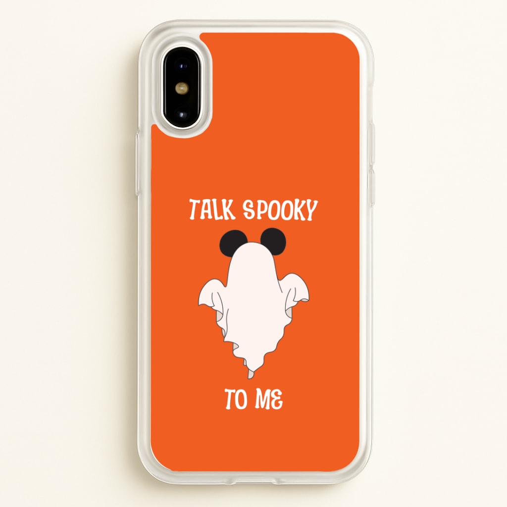 Talk Spooky To Me Mouse Ghost iPhone X / XS Case