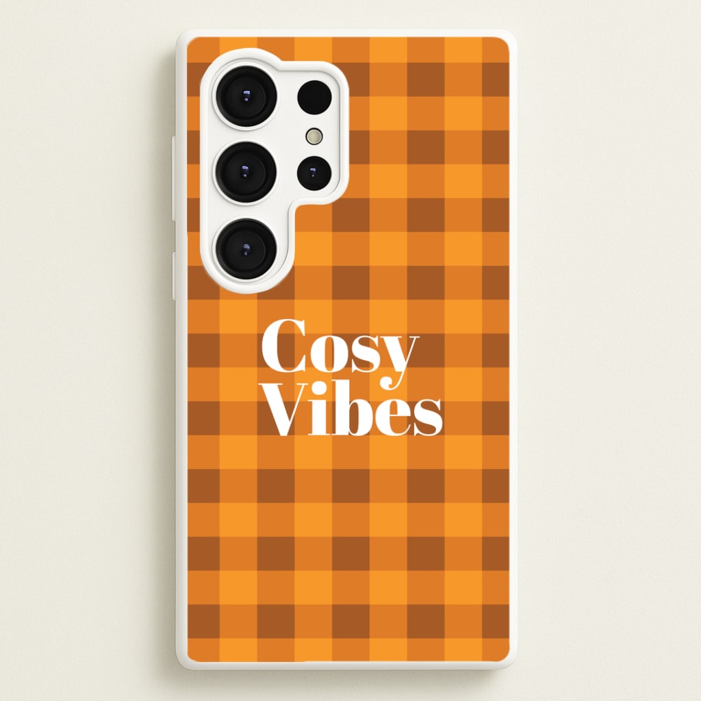 Checkered Cosy Vibes Galaxy S25 Ultra Case