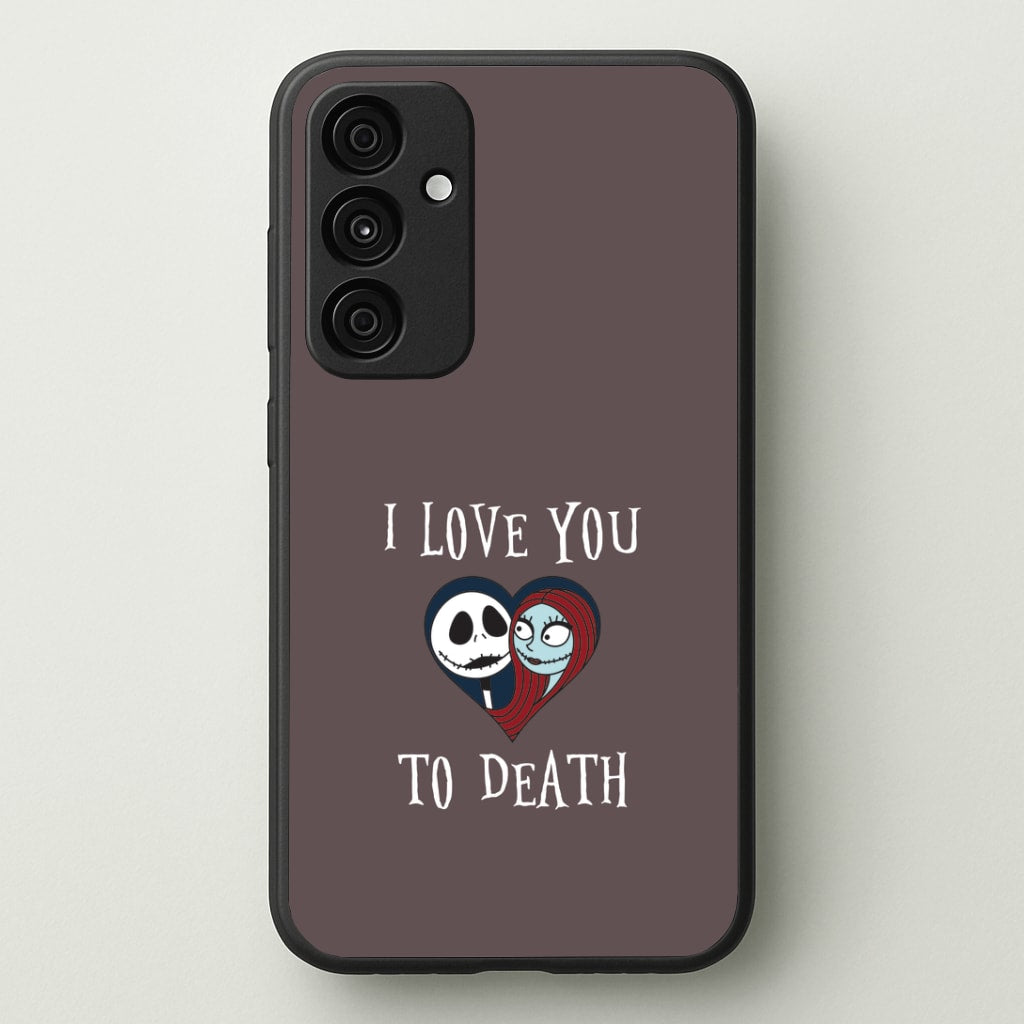 I Love You To Death Heart Galaxy A55 Case