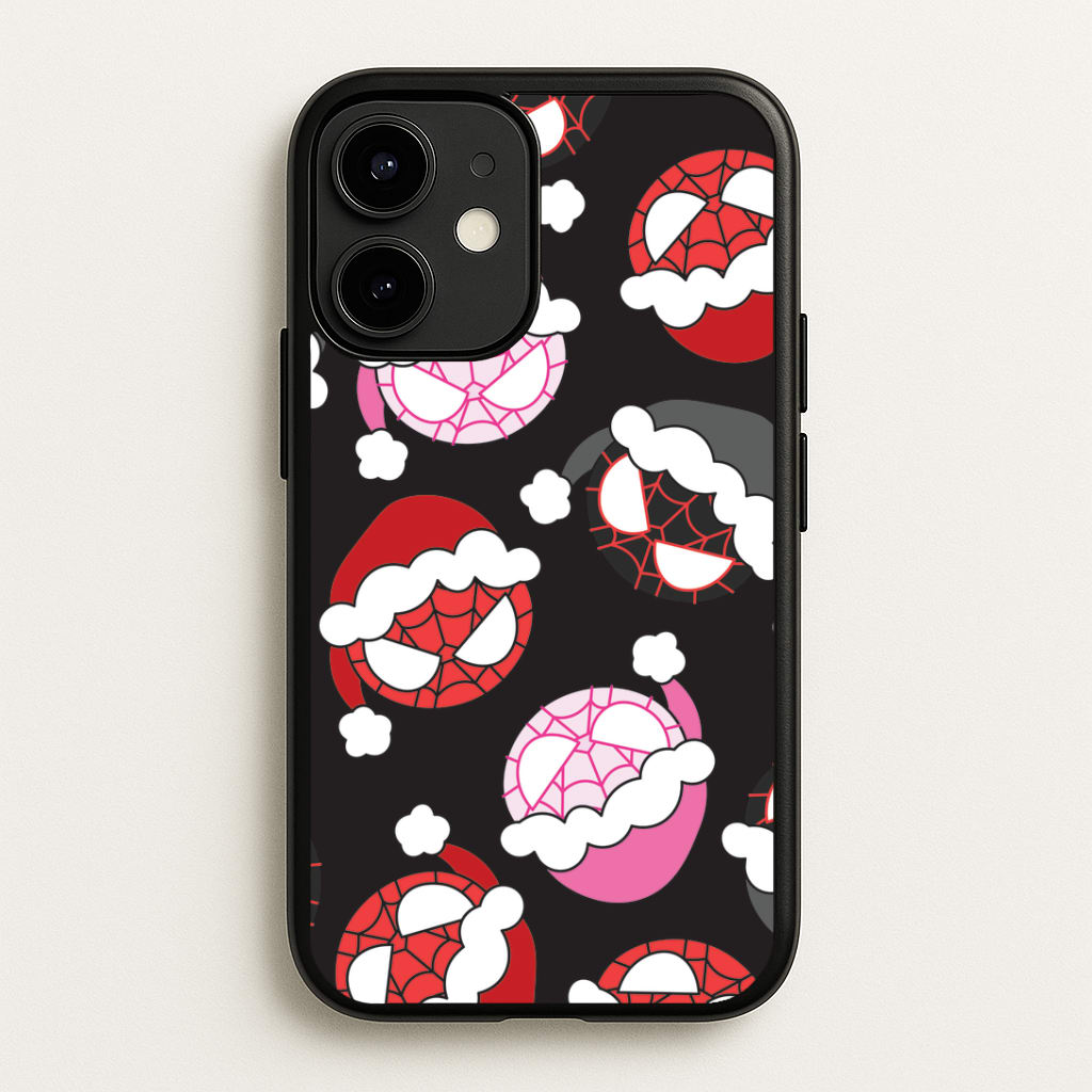 Spider Heroes Christmas Pattern iPhone 12 Mini Case