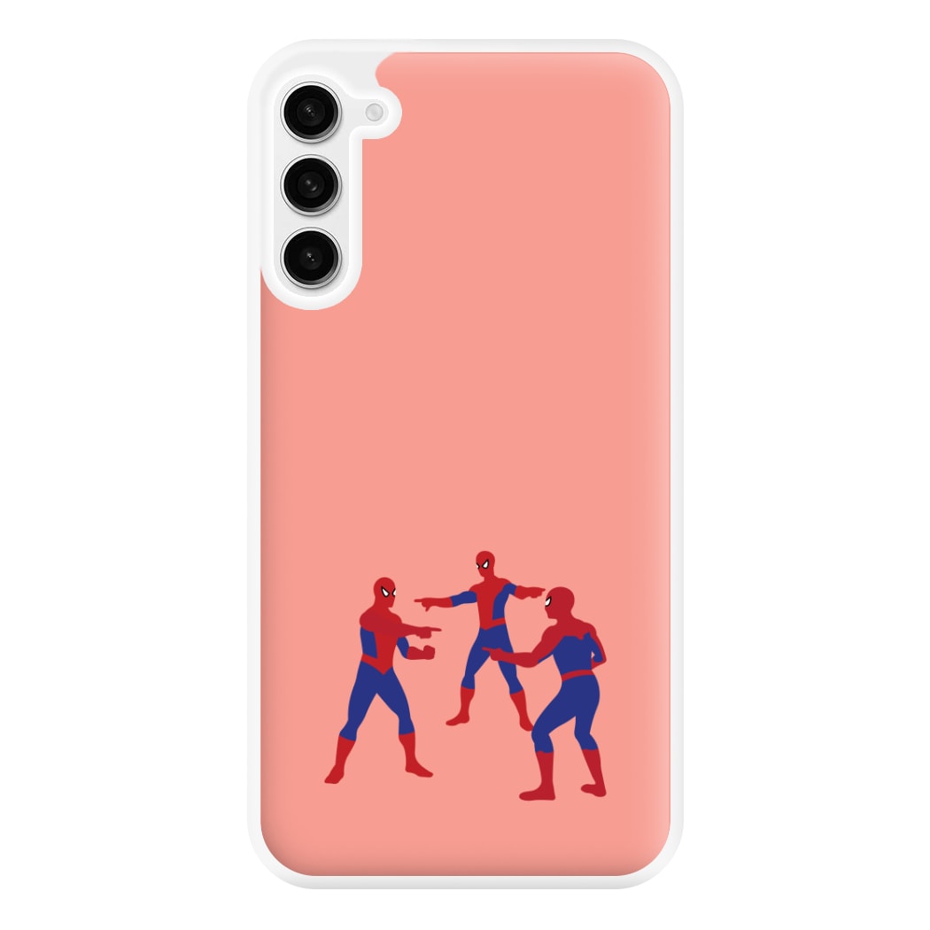 Spider Hero Pointing Meme Galaxy S23FE Case