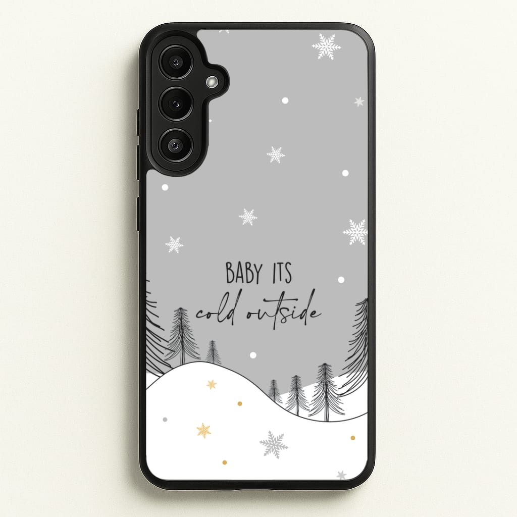 Baby It's Cold Outisde Landscape Galaxy A36 Case