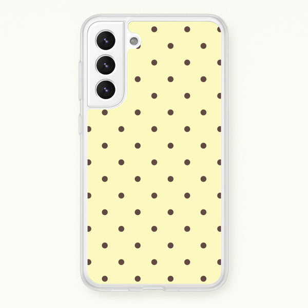 Vanilla & Chocolate Polka Dots Galaxy S22 Plus Case