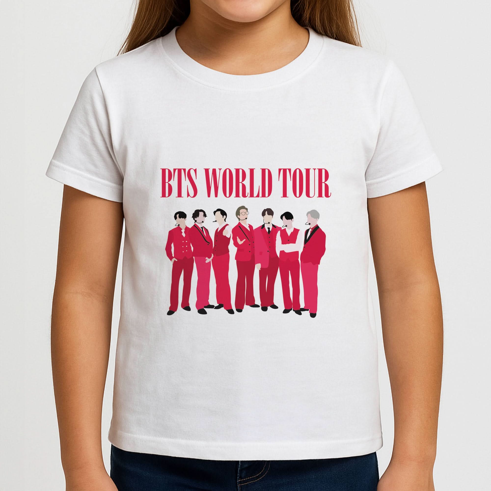 K-Pop Band World Tour 2026 Girls T-Shirt