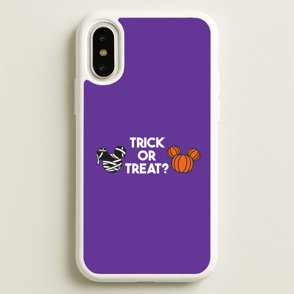 Trick Or Treat Mouse iPhone X / XS Case