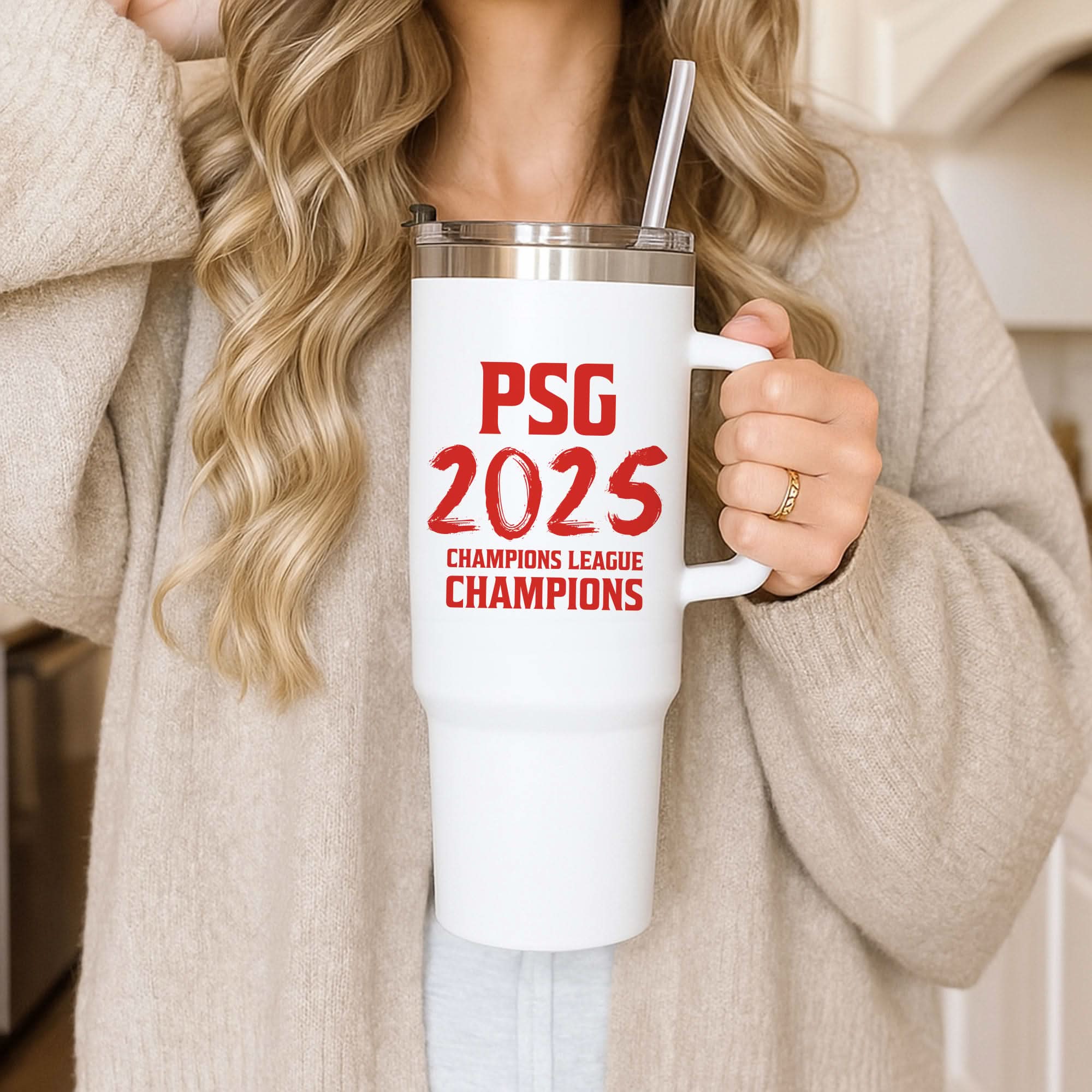 Champion League Winners 25 PSG Tumbler