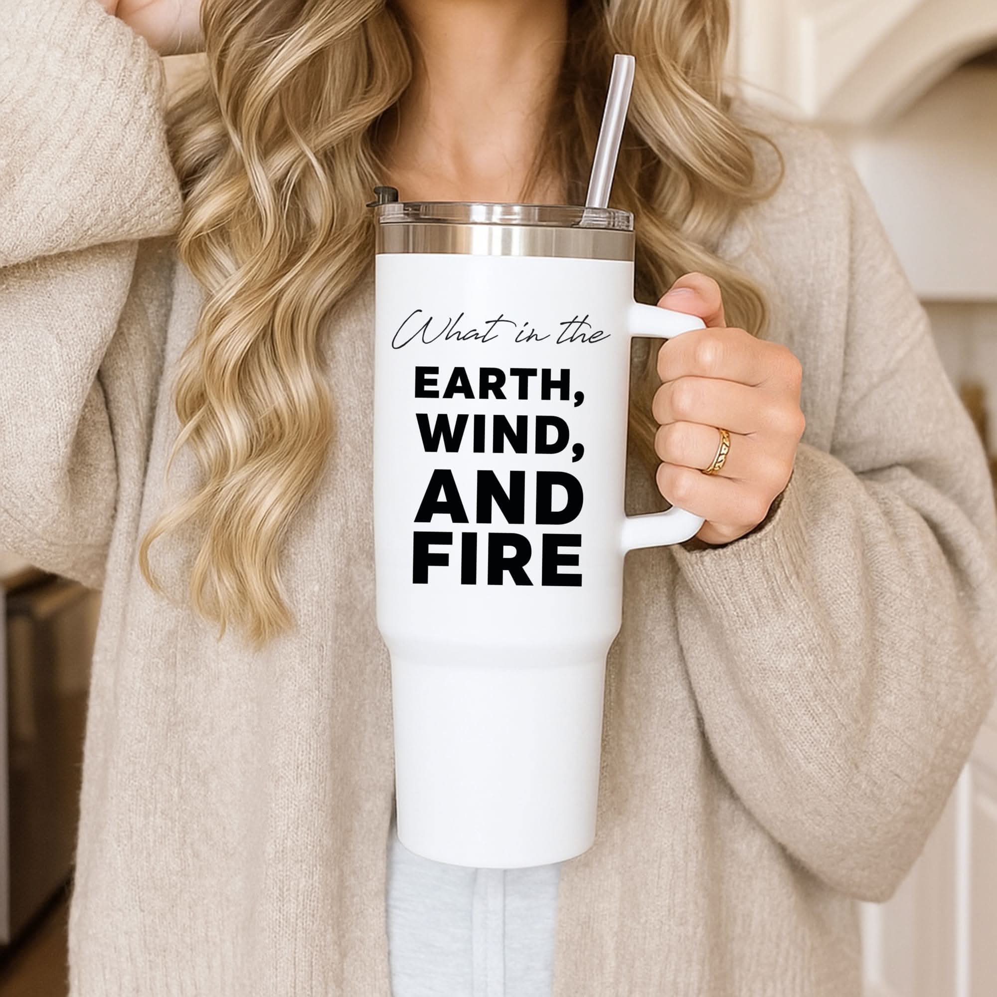 What In The Earth, Wind And Fire Tumbler