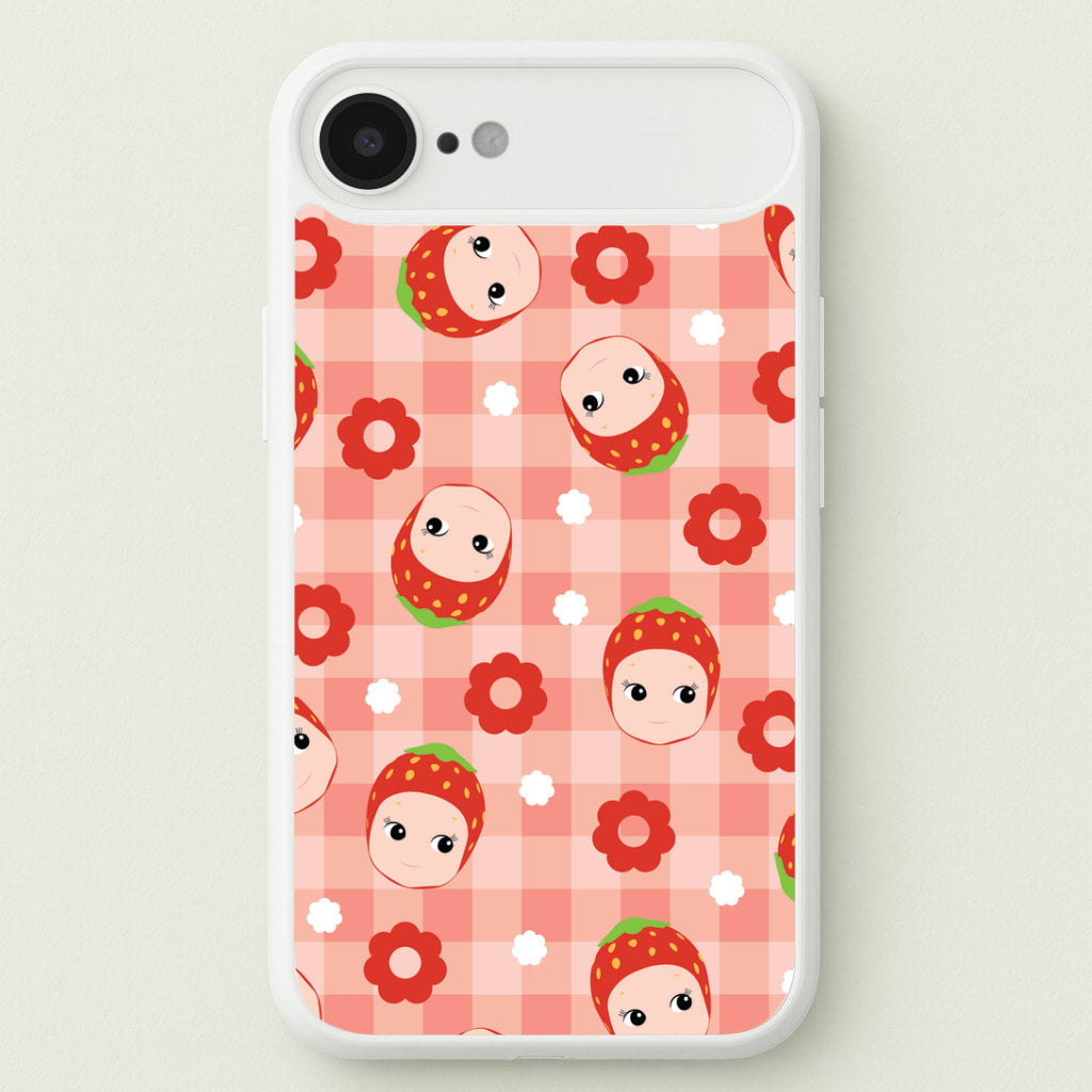 Strawberry Angel Pattern iPhone 17 Air Case