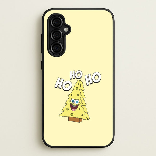 Christmas Tree Cartoon Sponge Galaxy A54 Case