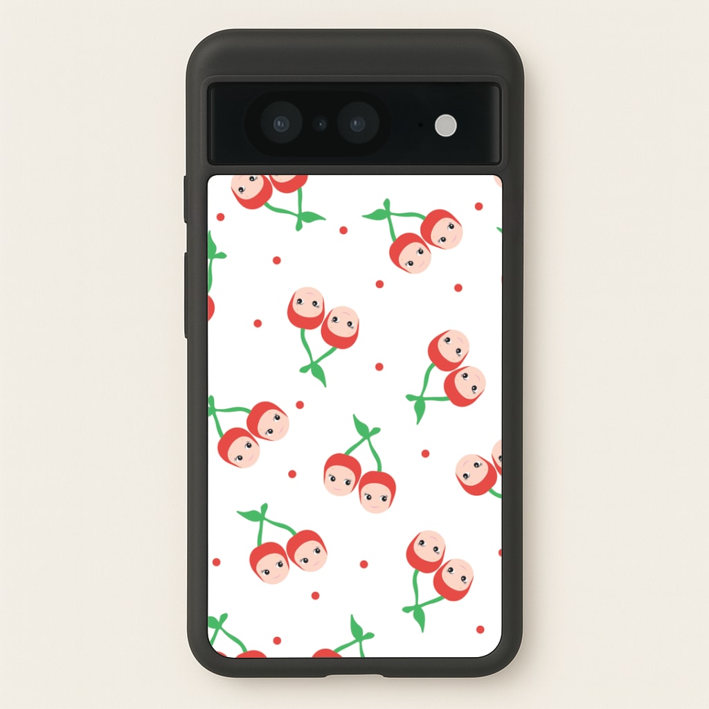 Cherry Angels Pattern Google Pixel 8 Case