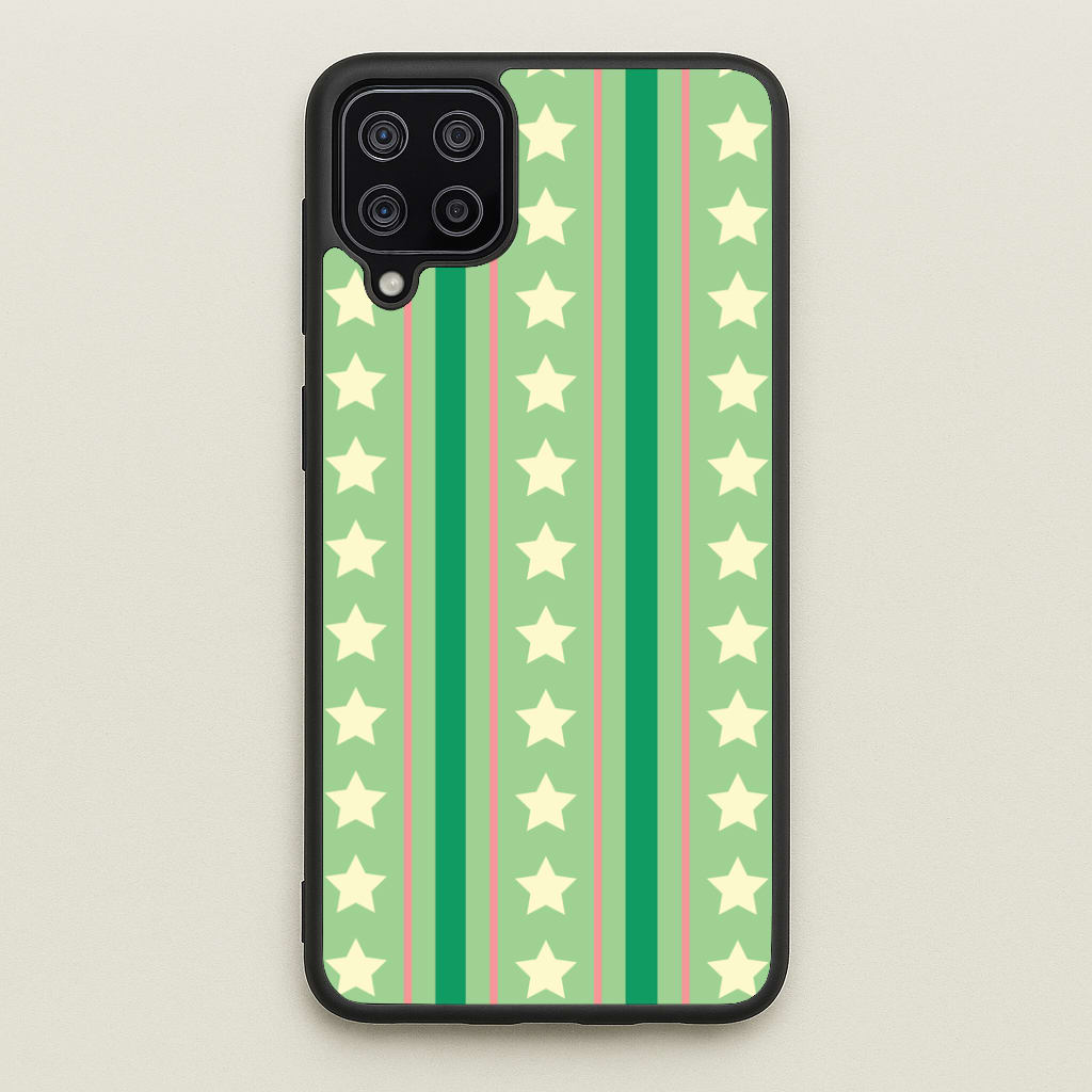 Stars And Stripes Christmas Pattern Galaxy A12 Case